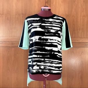 BCBG Max Azria Asymmetrical Blouse